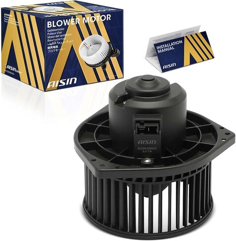 AISIN BLMN-00025 HVAC Blower Motor with Wheel Assembly - Compatible with Nissan Pathfinder 1996-2004, Maxima 1995-1999, Infiniti G20 1999 2001-2002, I30 1996-1999, QX4 1997-2003 in Saudi Arabia