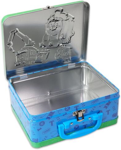 Thomas and Friends Tin Lunch Box Puzzle Bundle - Thomas the Train Lunchbox with Thomas and Friends Puzzle 24 Piece for Kids Plus Stickers, More | Thomas the Train School Supplies Set in Saudi Arabia