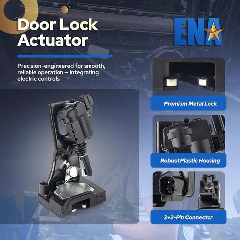 ENA خلفي قفل الباب الخلفي مزلاج المحرك، مجموعة مزلاج الباب الخلفي متوافقة مع Ford Escape Mazda Tribute Mercury Mariner 2008-2012 لاستبدال 9L8Z7843150A 9L8Z-7843150-A 9L8Z7843150B 937-663 in Saudi Arabia