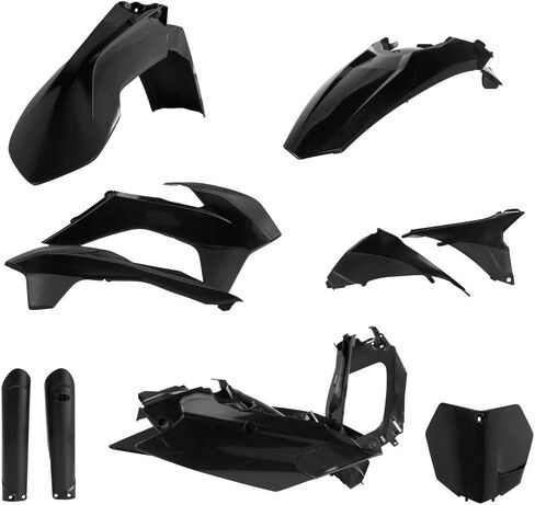 Acerbis Full Plastic Kit Black for KTM 450 SX-F 2015 in Saudi Arabia
