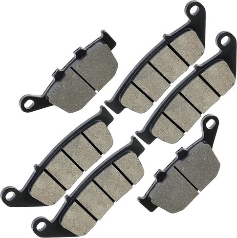 Caltric Front Rear Brake Pads Compatible with Triumph Street Triple 675 2007-2014 in Saudi Arabia