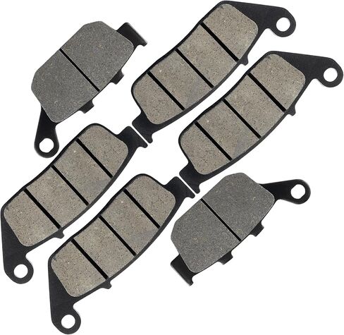 Caltric Front Rear Brake Pads Compatible with Triumph Street Triple 675 2007-2014 in Saudi Arabia