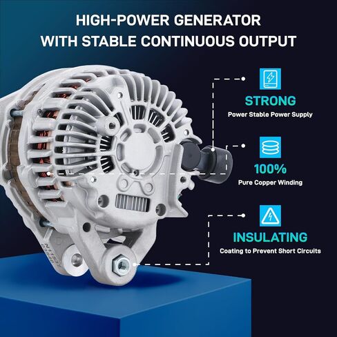 New Alternator Replacement Fit for Honda Civic 2012-2015, HR-V 16 17 18, for Acura ILX 2013 2014 2015, 1.5L 1.8L 2.0L 2.4L 12V 95A 11537N in Saudi Arabia