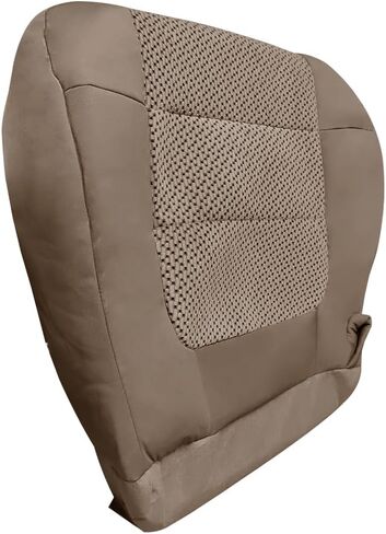 Driver Side Bottom Replacement Cloth Seat Cover Med Parchment Tan Compatible with Ford F150 XLT 2001 2002 2003 in Saudi Arabia