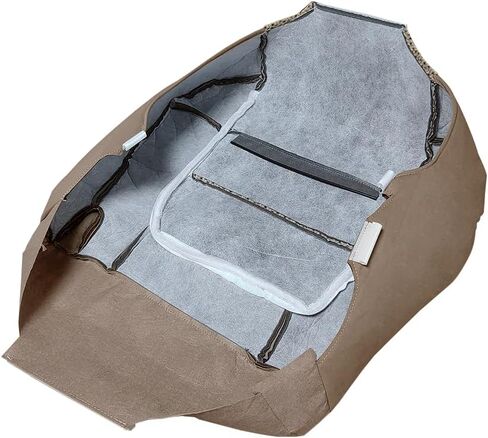 Driver Side Bottom Replacement Cloth Seat Cover Med Parchment Tan Compatible with Ford F150 XLT 2001 2002 2003 in Saudi Arabia