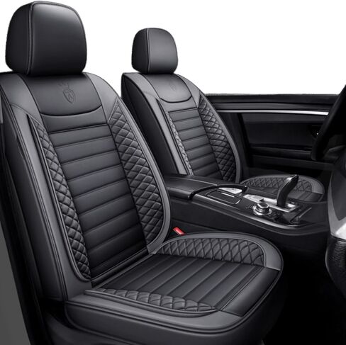 Custom Fit Waterproof Non-Slip PU Leather Car Seat Covers Set Compatible with Land Rover Range Rover 2000-2023 Vehicle Seat Cushion Protector for Sedan SUV (Full Set 5 Seats,Red) in Saudi Arabia
