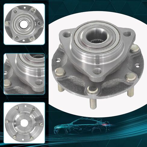 IRONTEK Front Wheel Hub & Bearing Assembly 6 Lugs fit for Hyundai 2007-2010 Entourage, for Kia 2006-2012 Sedona 1 PCS 515090 in Saudi Arabia