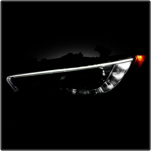 ACANII - من أجل [HID/Xenon w/o AFS Model] 2016-2018 Infiniti QX60 Factory LED DRL مصباح أمامي لجهاز العرض كشافات أمامية للسائق in Saudi Arabia