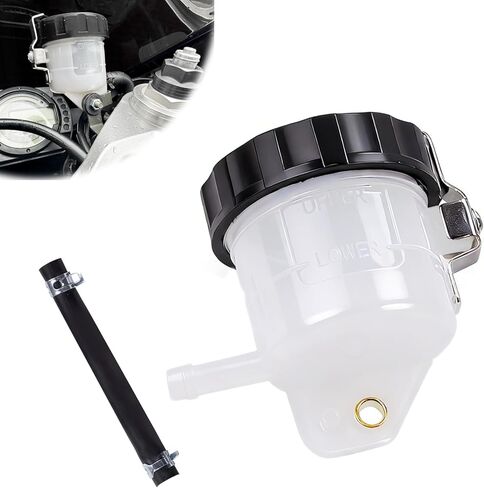 Motorcycle Brake Fluid Reservoir Tank Oil Cup Compatible with Ninja ZX6R ZX10R ZX14R ZX7 ZX7R ZX9R Z1000 GSXR600 GSXR750 GSXR1000 YZFR1 YZFR6 in Kuwait