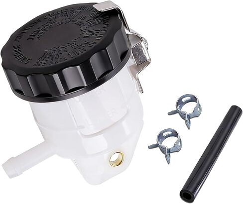 Motorcycle Brake Fluid Reservoir Tank Oil Cup Compatible with Ninja ZX6R ZX10R ZX14R ZX7 ZX7R ZX9R Z1000 GSXR600 GSXR750 GSXR1000 YZFR1 YZFR6 in Kuwait