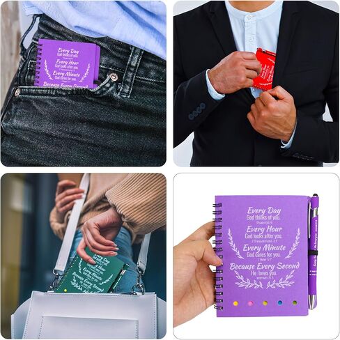 40 قطعة من مجلة الصلاة للهدايا المسيحية، 20 مجموعة من المفكرة الدينية مع قلم مسيحي، لوازم دفاتر الكتاب المقدس بالجملة لهدايا الكنيسة لدراسة الكتاب المقدس، التفاني (ملون) in Kuwait