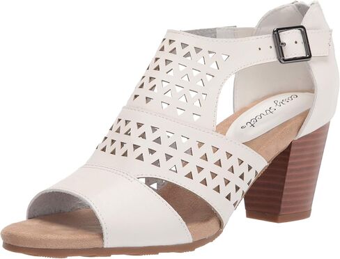 Easy Street Women's Block Heel Sandal Heeled, Luggage, 6 in Saudi Arabia