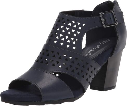 Easy Street Women's Block Heel Sandal Heeled, Luggage, 6 in Saudi Arabia