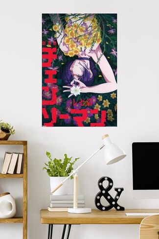 Chainsaw Man - The Movie: Reze Arc (2025) - Teaser Key Arc Wall Poster, 34L" x 22.4W", Premium Unframed Version in Saudi Arabia