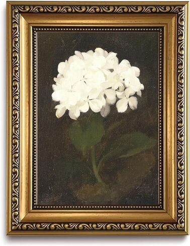 KISSFOX Gold Framed Wall Art Vintage Wall Decor Flower Canvas Art Botanical Pictures Still Life Floral Paintings Moody Rustic Artwork For Living Room Kitchen Bedroom in Saudi Arabia