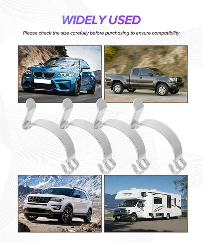 4PCS Air Filter Clips,Car Accessories,Air Filter Cleaner Housing Box Lid Spring Clip,Universal Metal Automotive Clips Replacement,Used to Fastening Connection of Airs Filters,Fit for Most Cars in Kuwait