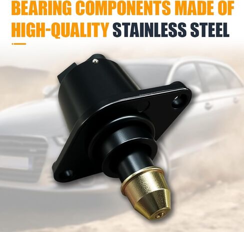 yoRise Car صمام التحكم في الهواء الخامل، صمام التحكم في الهواء الخامل للسيارات الخانق لتشغيل المحرك المستقر، استبدال السيارة OEM #90380 10526 90325864، مناسب لمعظم المركبات (أبيض) in Kuwait