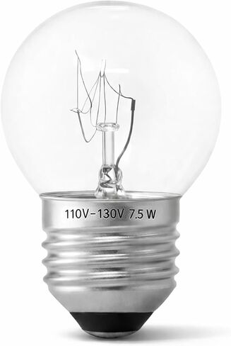 Mandala Crafts Low Wattage Light Bulbs for Signs and Indicators G40, S11, 7.5 W, E26 Base, 6 Pack in Saudi Arabia