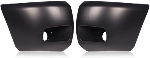 GRAND ORANGE Front Primed Plastic Bumper End Extension Face Bar Cap with Fog Light Hole Compatible with Chevy Silverado 1500 2007-2013 1 Pair Left & Right in Saudi Arabia