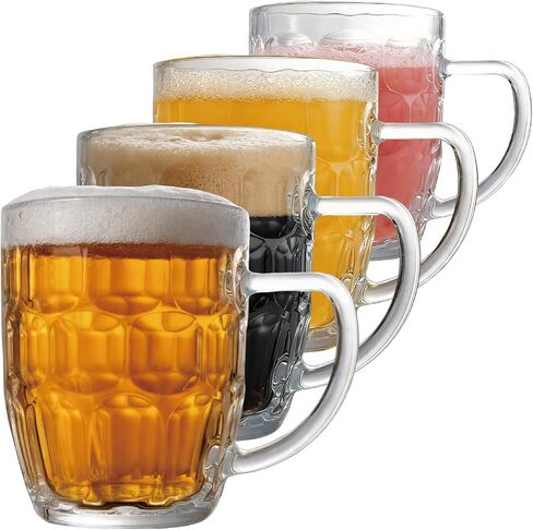 Dimple Stein Beer Mug - 20 OZ (4 Pack) in Saudi Arabia