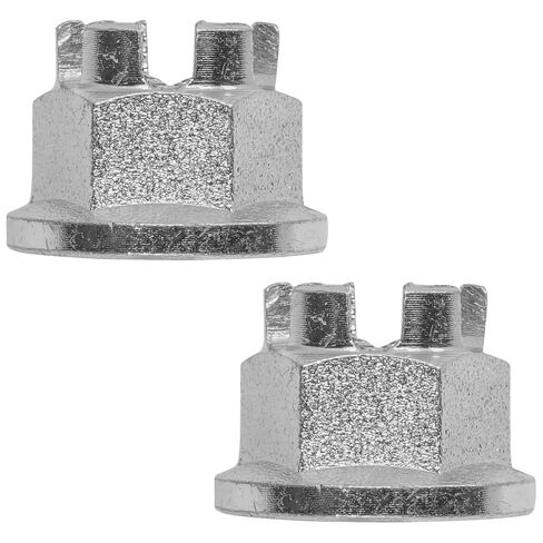 Caltric Castle Nut Compatible with Honda Foreman 400 TRX400FW 1995-2003 / Foreman 450 TRX450FE TRX450FM 2002-2004 / Foreman Rubicon 500 TRX500FA FPA FGA 2001-2014 Front Axle in Saudi Arabia