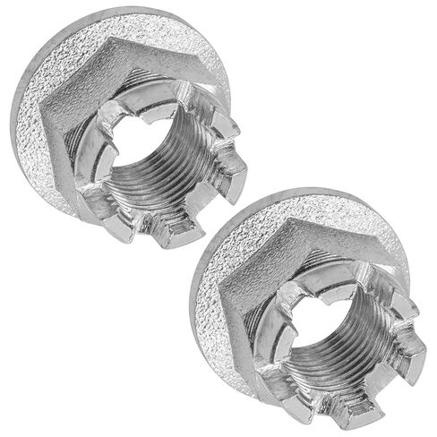 Caltric Castle Nut Compatible with Honda Foreman 400 TRX400FW 1995-2003 / Foreman 450 TRX450FE TRX450FM 2002-2004 / Foreman Rubicon 500 TRX500FA FPA FGA 2001-2014 Front Axle in Saudi Arabia