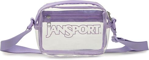 JanSport Clear Crossbody, Pastel Lilac in Saudi Arabia