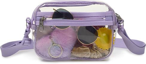 JanSport Clear Crossbody, Pastel Lilac in Saudi Arabia