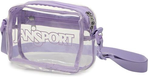 JanSport Clear Crossbody, Pastel Lilac in Saudi Arabia