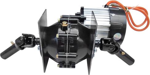 72V 1500W High Speed Brushless Electric Motor Differential and Front Drive Axle Kit 3 Stud Wheel Hubs Swingarm Kit for DIY Electric Vehicles Go Kart ATV UTV Buggy Quad Cars in Saudi Arabia