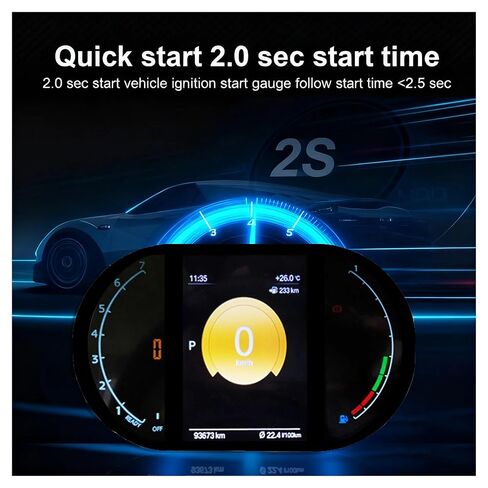 مجموعة الأدوات الرقمية متوافقة مع BMW MINI R55 R56 R57 R58 R59 R60 R61 2006-2016 عداد السرعة، لوحة القيادة، لوحة أجهزة LCD العنقودية in Saudi Arabia