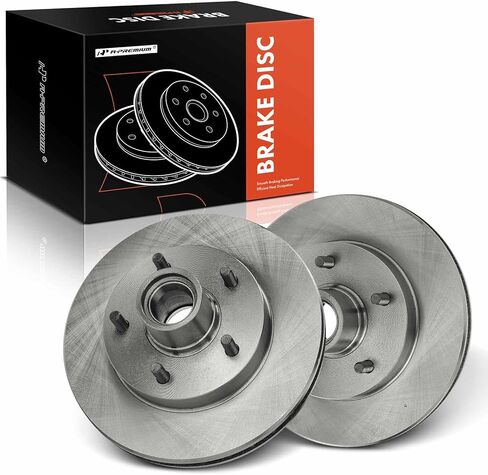 A-Premium 10.47 Inch (266mm) Front Vented Disc Brake Rotors Set Compatible with Select Chevrolet, GMC and Isuzu Models - Blazer 95-97, S10 94-03, Jimmy 92-97, Sonoma 91-03, Hombre, RWD 2-PC Set in Saudi Arabia