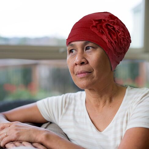 6 Pack Cotton Chemo Turbans for Women,Ultra-Soft Cancer Headwear, Elastic Chemo Hats & Head Coverings for Hair Loss Patients, Breathable Headbands & Turban Wraps (6 Colors) in Kuwait