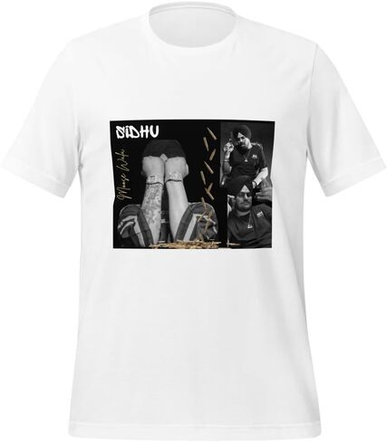 Sidhu Moose Wala T-Shirt Punjabi Artist Tshirt Sidhu Collage Images Shirt Sidhu Tee in Saudi Arabia