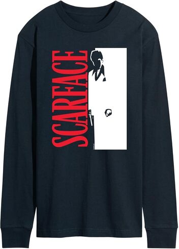 Scarface - Logo Tony Silhouette - Men's Long Sleeve Graphic T-Shirt in Saudi Arabia