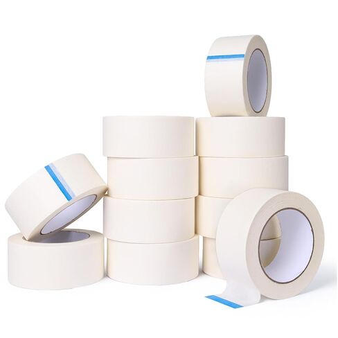 Painters Tape 2 inch Wide, 6 Rolls Blue Masking Tapes for Walls Painting, DIY Draft and Home Improvement, 2 inches x 55 Yards in Kuwait