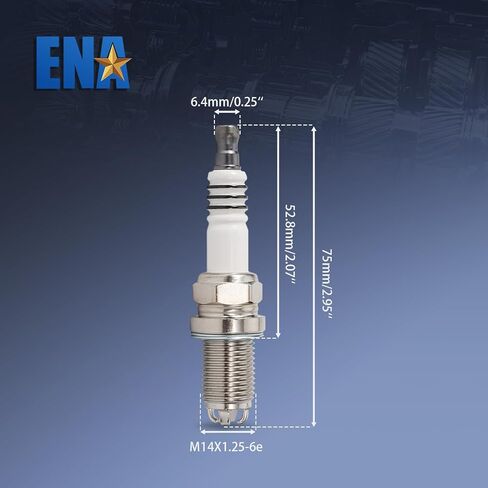 ENA Set of 8 Platinum Spark Plug for 3199 BKR6EQUP Compatible with BMW 540i 545i 645Ci 650i 740i 740iL 745Li M5 X5 Z8 4.4L 4.6L 4.8L 4.9L 5.0L in Kuwait
