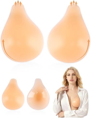 زوجان من حمالة الصدر اللاصقة، حمالات صدر لاصقة غير مرئية بدون حمالات بدون ظهر للنساء in Kuwait