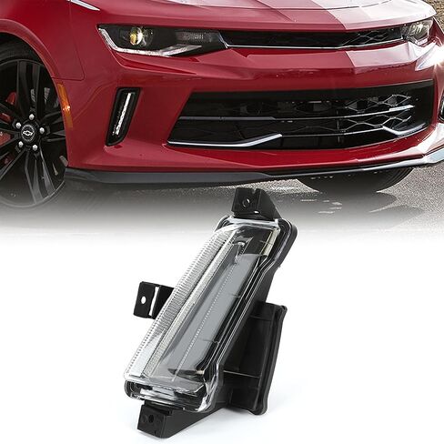 Kojem LED Fog Lights Compatible with 2016 Chevy Chevrolet Camaro LT / 2017 2018 Camaro LS LT ZL1 / 2019-2022 Camaro ZL1 DRL RH Replacement for GM2563109 (No Turn Signal Function Passenger Side) in Saudi Arabia