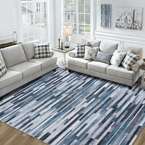 DECOMALL Coronado Small Rug, Machine Washable Modern Geometric Door Mat, Non Slip Carpet for Entryway,24"x36", Multi in Kuwait