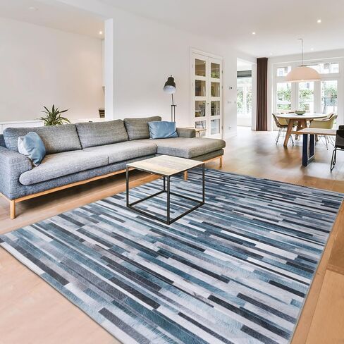 DECOMALL Coronado Small Rug, Machine Washable Modern Geometric Door Mat, Non Slip Carpet for Entryway,24"x36", Multi in Kuwait