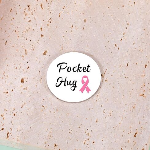 STVK Cancer Comfort Gifts - Breast Cancer Awareness for Women Girls, Inspirational Chemo Support, Cancers Warrior Survivor Pocket Hug Token, Surgery Recovery Gifts for Patients in Saudi Arabia