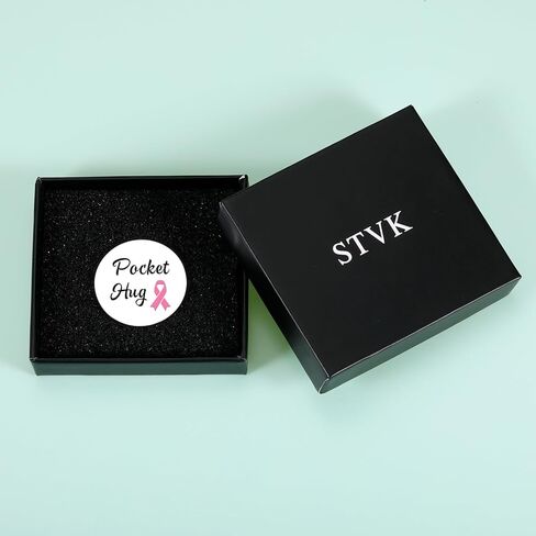 STVK Cancer Comfort Gifts - Breast Cancer Awareness for Women Girls, Inspirational Chemo Support, Cancers Warrior Survivor Pocket Hug Token, Surgery Recovery Gifts for Patients in Saudi Arabia