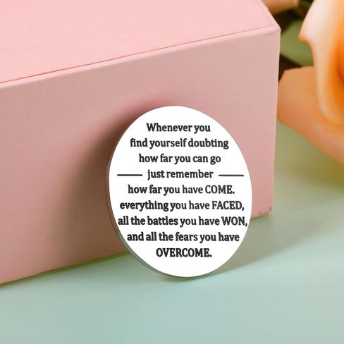 STVK Cancer Comfort Gifts - Breast Cancer Awareness for Women Girls, Inspirational Chemo Support, Cancers Warrior Survivor Pocket Hug Token, Surgery Recovery Gifts for Patients in Saudi Arabia
