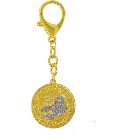 Feng Shui“Anti-Black Magic"Medallion Hanging Round Keychain W4316 in Saudi Arabia