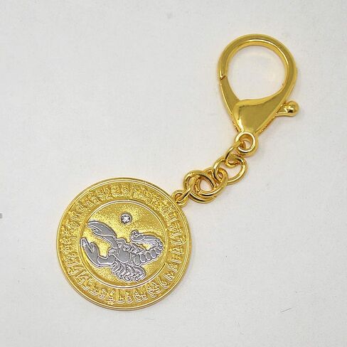 Feng Shui“Anti-Black Magic"Medallion Hanging Round Keychain W4316 in Saudi Arabia