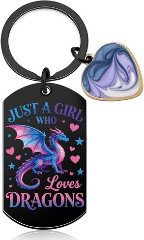 Cool Dragon Keychain Unique Dragon Gifts for Girls Women Dragons Party Favors for Teens Animal Theme Gifts for Dragons Lovers Perfect Birthday Christmas Graduate Presents in Kuwait