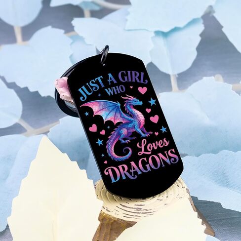 Cool Dragon Keychain Unique Dragon Gifts for Girls Women Dragons Party Favors for Teens Animal Theme Gifts for Dragons Lovers Perfect Birthday Christmas Graduate Presents in Kuwait