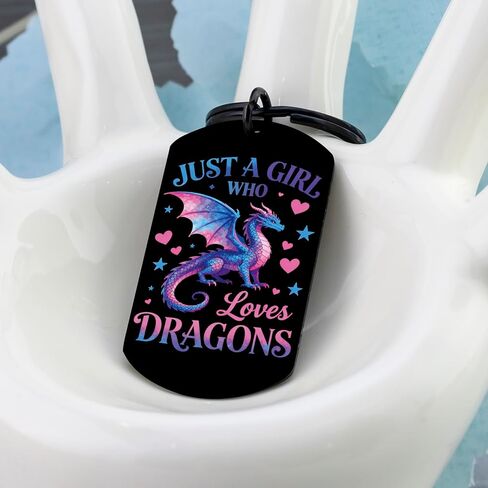 Cool Dragon Keychain Unique Dragon Gifts for Girls Women Dragons Party Favors for Teens Animal Theme Gifts for Dragons Lovers Perfect Birthday Christmas Graduate Presents in Kuwait