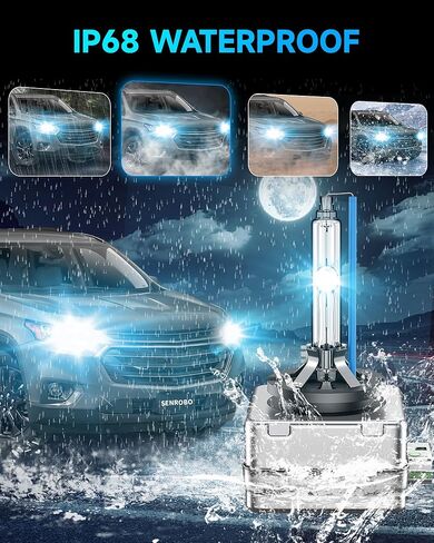 D3S HID Bulb Fit for Chevy Bolt EV Blazer Traverse 2018-2021 OEM 4300K 35W Projector D3S Xenon Headlight Bulbs Replace, 8000K Blue Super Bright D3SC1 Bi-xenon Headlamp, Pack of 2 in Kuwait